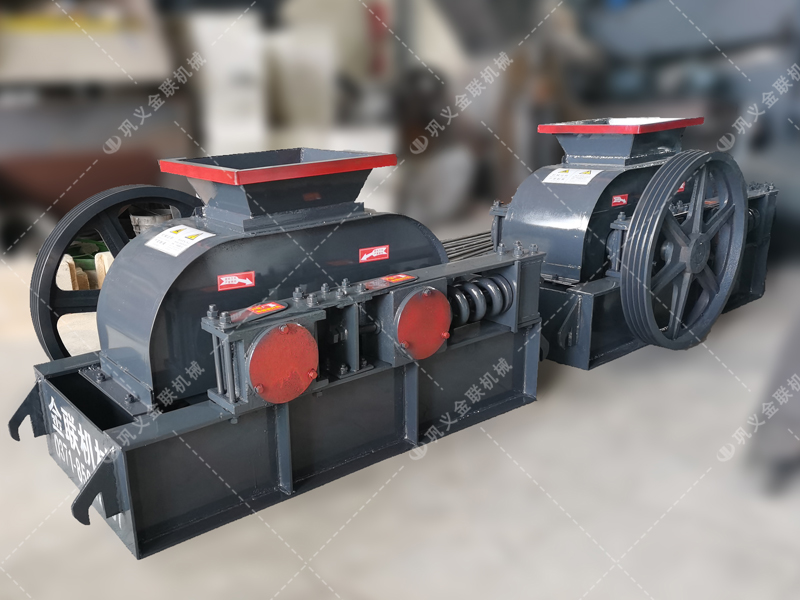 2pg400*250小型對輥破碎機發(fā)往湖南長沙